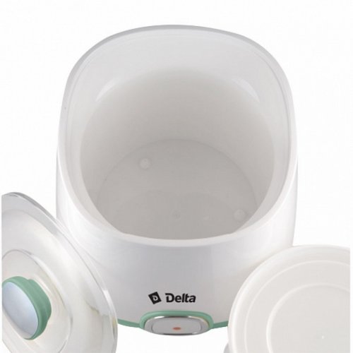 Йогуртница Delta DL-8400 белая с серо-зеленым
