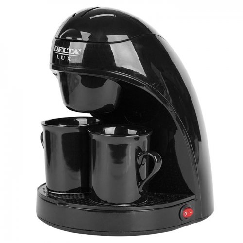 Кофеварка Delta LUX DL-8132 черная