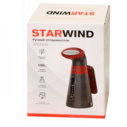 Отпариватель Starwind STG1220 серый/красный