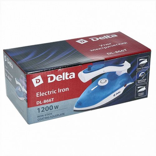 Утюг Delta DL-866Т голубой