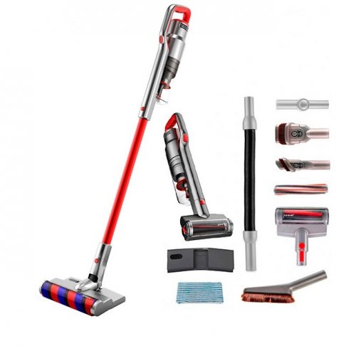 Пылесос Xiaomi Jimmy JV65 Graphite+Red Cordless Vacuum Cleaner with mopping kit