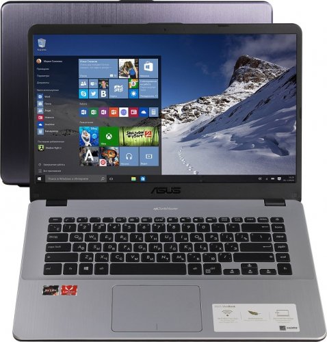 Ноутбук ASUS VivoBook X505ZA-BQ035T 15.6 90NB0I11-M00620 серый