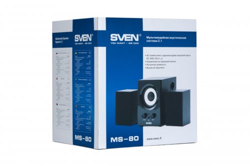 Акустическая система Sven MS-80 черный