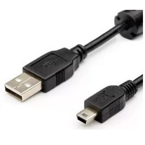 Кабель Atom (AT3794) кабель USB 2.0 (AM/Mini USB) (5 pin) 1.8м (10)