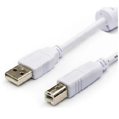 Кабель Atom (AT3795) кабель USB 2.0 AM/BM-1.8м (для переферии 1 FERITE)