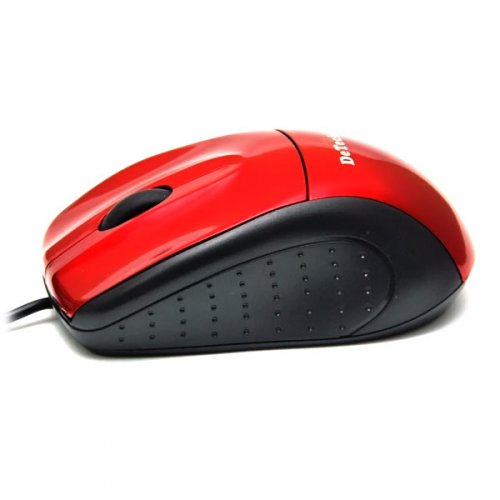 Мышь компьютерная DeTech DE-3056-S Shiny Red