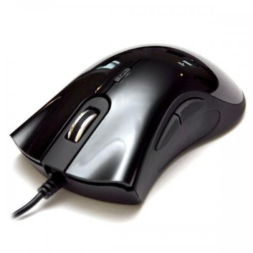 Мышь компьютерная DeTech DE-5057G RubberShiny Black