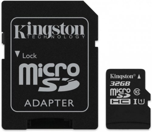 Карта памяти Kingston MicroSDXC 32GB  Class 10 UHS-I U1 Canvas Select [SDCS/32GBSP]