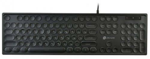 Клавиатура Oklick 410MRL USB черный