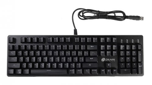 Клавиатура Oklick 990G USB черный