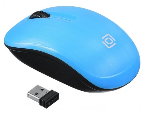 Мышь Oklick 525MW оптическая беспроводная USB голубой