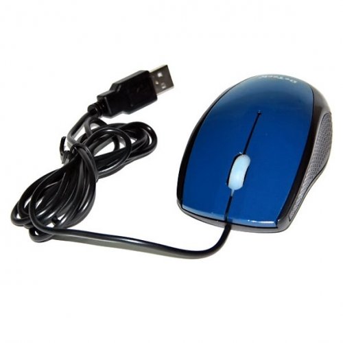 Мышь компьютерная DeTech DE-3062 Shiny Blue