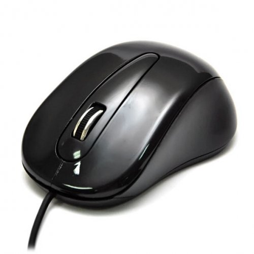 Мышь компьютерная DeTech DE-3052 Shiny Black
