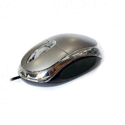 Мышь компьютерная DeTech DE-3006 Shiny Gray