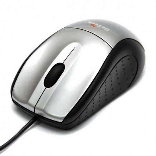 Мышь компьютерная DeTech DE-3056-S Shiny Silver