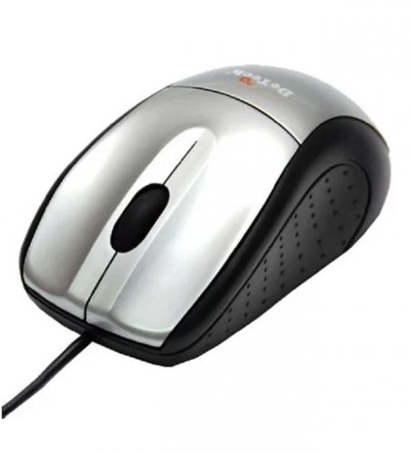 Мышь компьютерная DeTech DE-3056 Shiny Silver