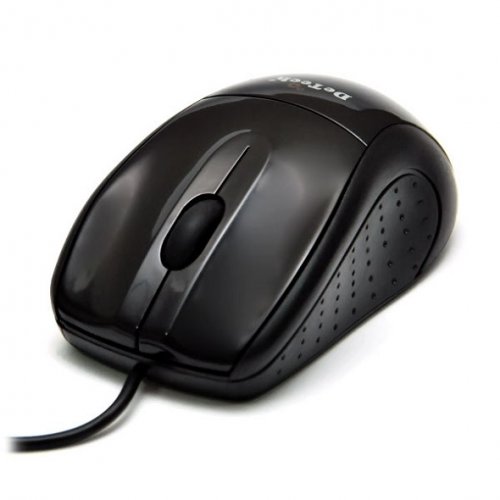 Мышь компьютерная DeTech DE-3056 Shiny Black