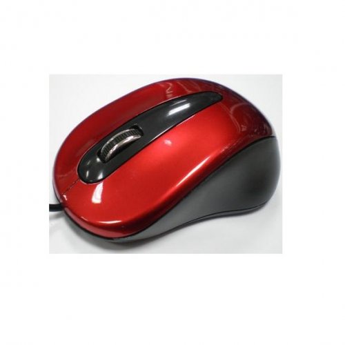 Мышь компьютерная DeTech DE-3052 Shiny Red