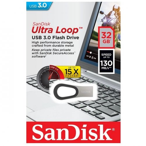 Флеш-накопитель Sandisk Ultra Loop USB 3.0 Flash Drive 32GB
