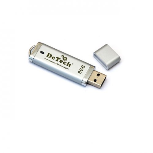 Флеш-драйв De tech USB Flash Drive 8Gb Thin Silver