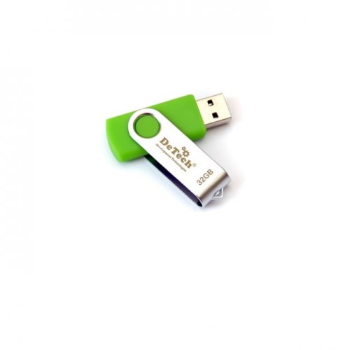 Флеш-драйв De tech USB Drive 32GB Swivel Blue