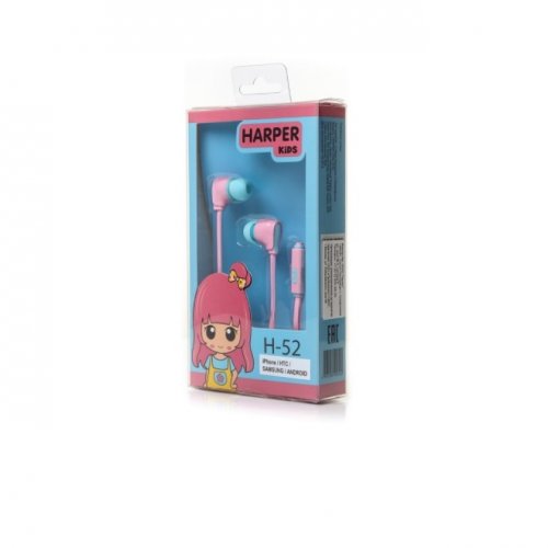 Наушники Harper KIDS H-52 pink