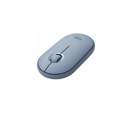 Мышь Logitech Wireless Mouse Pebble M350 BLUE GREY ( 910-005719)