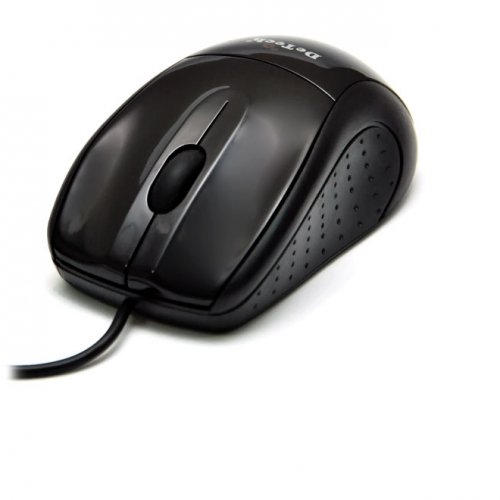 Мышь компьютерная DeTech DE-3056-S Shiny Black