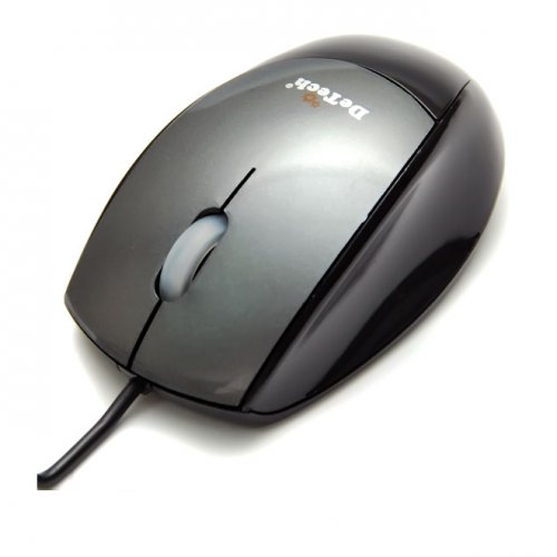Мышь компьютерная DeTech DE-2075 Shiny Gray