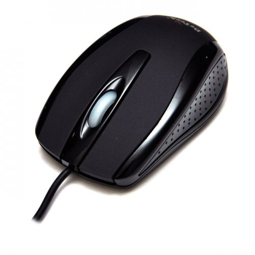 Мышь компьютерная DeTech DE-2042 Shiny Black