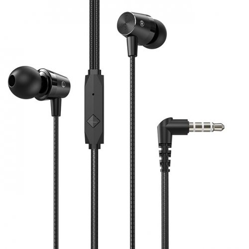 Наушники Hoco M79 Cresta universal earphones with microphone Black