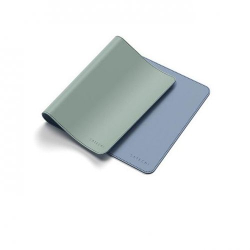 Коврик Satechi Dual Side ECO-Leather Deskmate Синий/зеленый