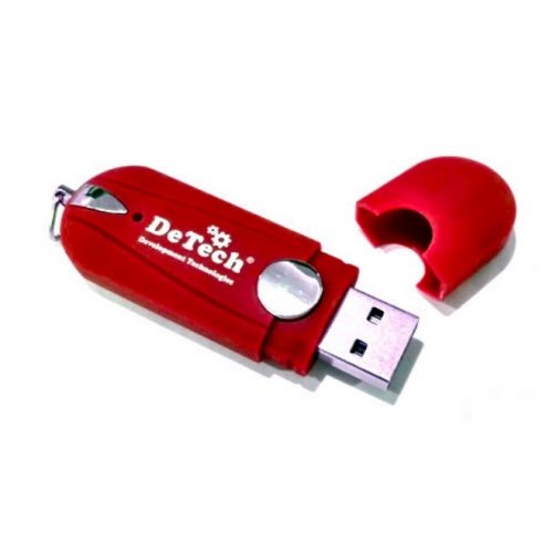 Флеш-драйв DeTech USB Drive MT-64GB Red