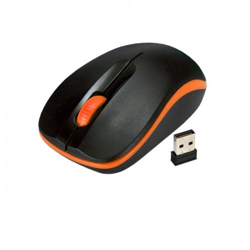 Мышь компьютерная DeTech DE-7097 W Black/Orange