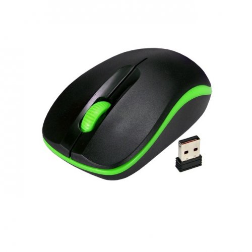 Мышь компьютерная DeTech DE-7097 W Black/Green