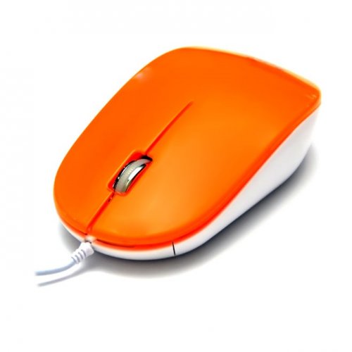 Мышь компьютерная DeTech DE-5077G Shiny Orange