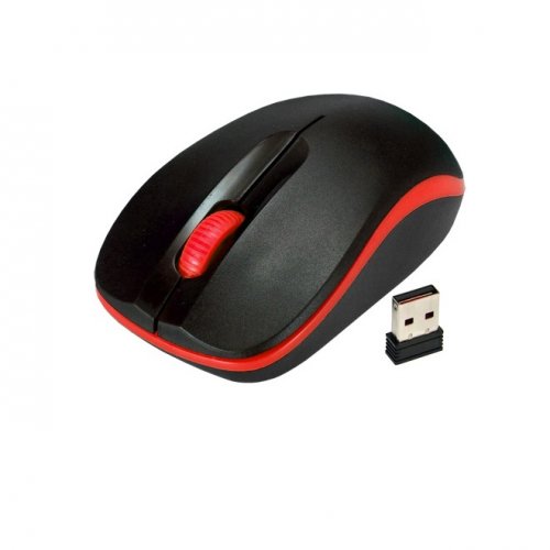 Мышь компьютерная  DeTech DE-7097 W Black/Red