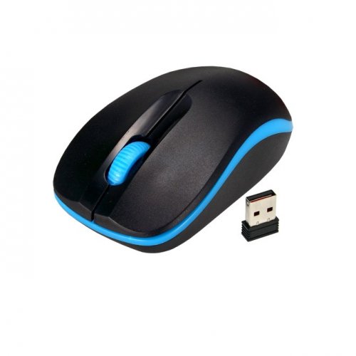 Мышь компьютерная  DeTech DE-7097 W Black/Blue
