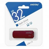 USB-накопитель SmartBuy 32GB CLUE Burgundy - фото