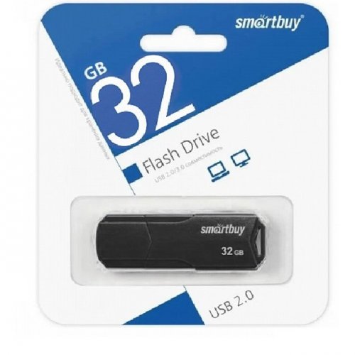 USB-накопитель SmartBuy 32GB CLUE Black
