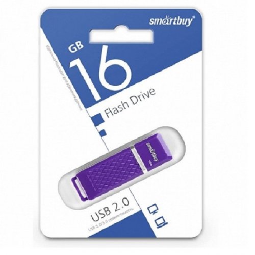 USB-накопитель SmartBuy 16GB QUARTZ Violet