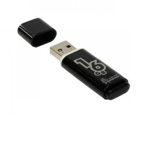 USB-накопитель SmartBuy 16GB GLOSSY Black