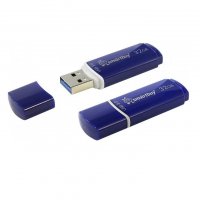 USB-накопитель SmartBuy 32GB GLOSSY Blue - фото