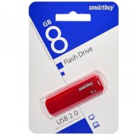 USB-накопитель SmartBuy 08GB CLUE Red - фото