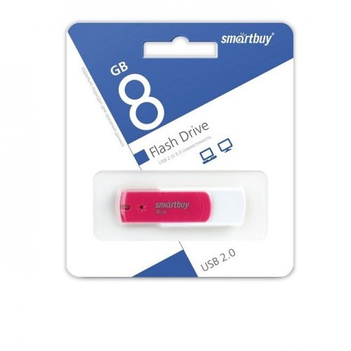 USB-накопитель SmartBuy 08GB DIAMOND Pink