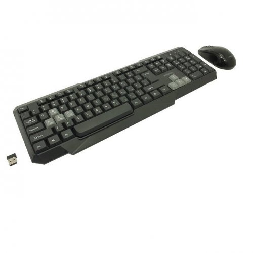 Клавиатура+мышь беспроводные мультимедийные SmartBuy 666395AG белый (SBC-666395AG-W)/10