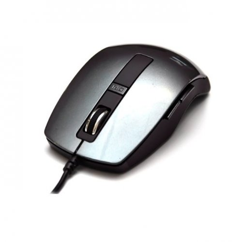 Мышь компьютерная DeTech DE-5088G Rubber Shiny Gray
