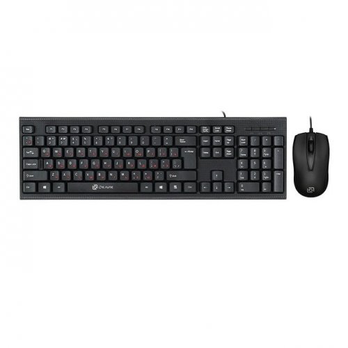 Клавиатура+мышь Oklick 630M черный USB