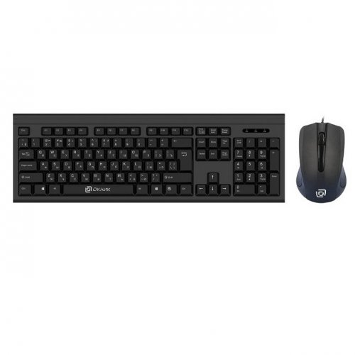 Клавиатура+мышь Oklick 600M черный USB