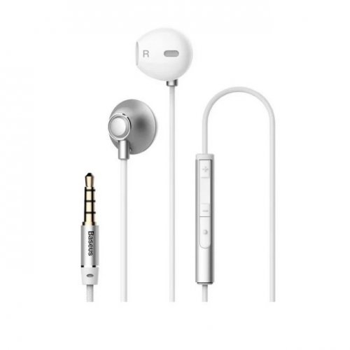 Наушники Baseus Encok H06 lateral Wired Earphone Silver
